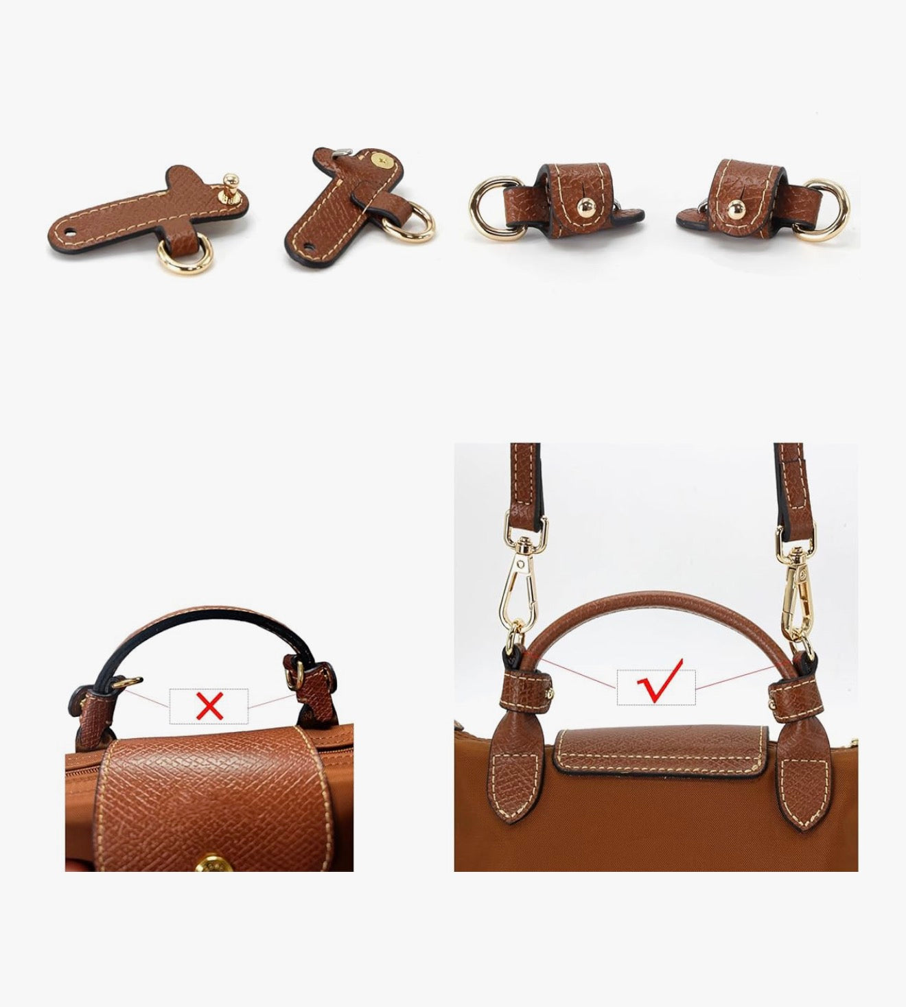 Strap Kit Mini Longchamp (Generic)