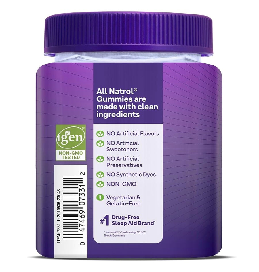 NATROL MELATONINA 10 MG GUMMIES